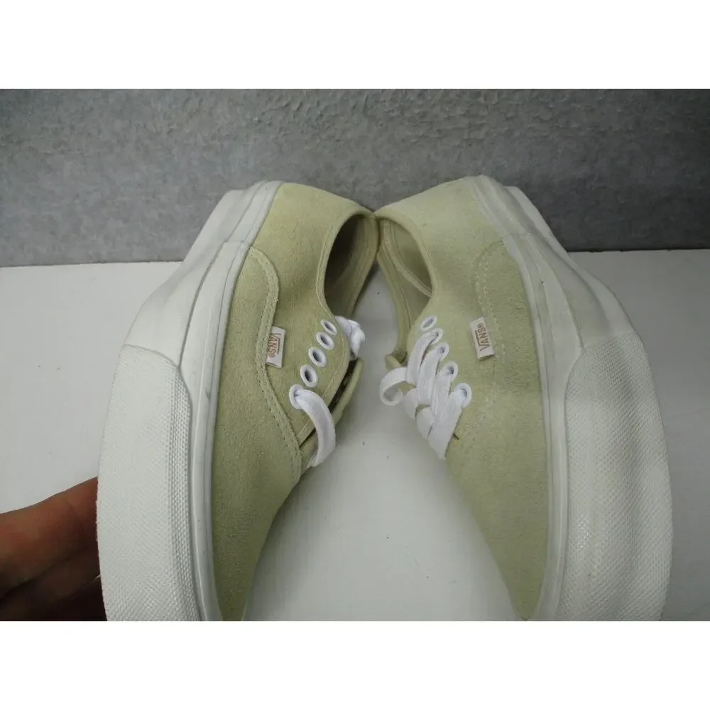 Vans Authentic Shoes Mens Size 8 Womens 9.5 Beige Suede OG LX Beige Cream